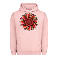 Pigment Salmon valentine's day sunflower Urban Hoodie - RanaPortraitStore