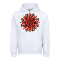 White valentine's day sunflower Urban Hoodie - RanaPortraitStore