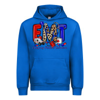 Cobalt emt emergency medical technician Urban Hoodie - Zillion Design Studio
