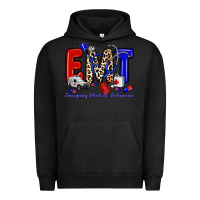 Pigment Black emt emergency medical technician Urban Hoodie - Zillion Design Studio