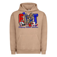 Pigment Burro emt emergency medical technician Urban Hoodie - Zillion Design Studio