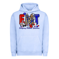 Pigment Grape Ice emt emergency medical technician Urban Hoodie - Zillion Design Studio