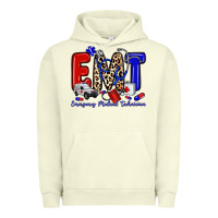 Pigment Pistachio emt emergency medical technician Urban Hoodie - Zillion Design Studio