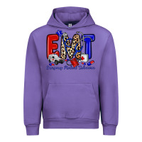 Tulip emt emergency medical technician Urban Hoodie - Zillion Design Studio