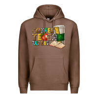 Chestnut coffee teach repeat Premium Hoodie - texasbilliewilder
