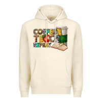 Sandshell coffee teach repeat Premium Hoodie - texasbilliewilder