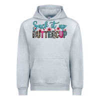 Heather Grey suck it up buttercup Urban Hoodie - Zillion Design Studio