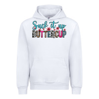 White suck it up buttercup Urban Hoodie - Zillion Design Studio