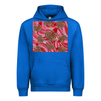 Cobalt valentine's day hearts bow and arrow Urban Hoodie - RanaPortraitStore
