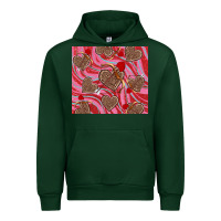 Foreset Green valentine's day hearts bow and arrow Urban Hoodie - RanaPortraitStore