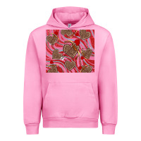 Fuchsia Pink valentine's day hearts bow and arrow Urban Hoodie - RanaPortraitStore
