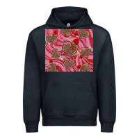 Navy valentine's day hearts bow and arrow Urban Hoodie - RanaPortraitStore