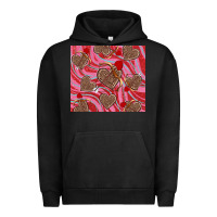 Pigment Black valentine's day hearts bow and arrow Urban Hoodie - RanaPortraitStore