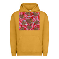 Pigment Peanut Butter valentine's day hearts bow and arrow Urban Hoodie - RanaPortraitStore