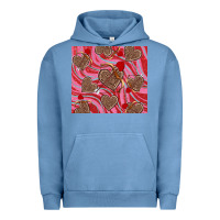 Valentine's Day Hearts Bow And Arrow Urban Hoodie | Teevron