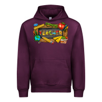 Mauve Wine teacher Urban Hoodie - texasbilliewilder