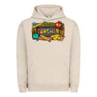 Pigment French Oak teacher Urban Hoodie - texasbilliewilder