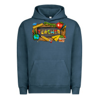 Pigment Midnight Navy teacher Urban Hoodie - texasbilliewilder