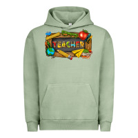 Pigment Oil Green teacher Urban Hoodie - texasbilliewilder