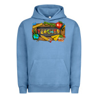 Pigment Pebble Blue teacher Urban Hoodie - texasbilliewilder