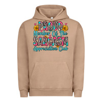 Pigment Burro proud member of the sarcasm appreciation club Urban Hoodie - Zillion Design Studio