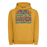 Pigment Peanut Butter proud member of the sarcasm appreciation club Urban Hoodie - Zillion Design Studio