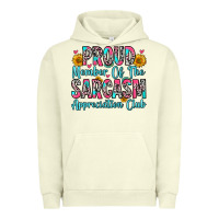 Pigment Pistachio proud member of the sarcasm appreciation club Urban Hoodie - Zillion Design Studio