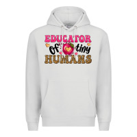Dove Grey educator of tiny humans Premium Hoodie - texasbilliewilder