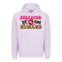 Lilac educator of tiny humans Premium Hoodie - texasbilliewilder