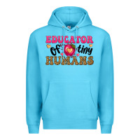 Ocean Blue educator of tiny humans Premium Hoodie - texasbilliewilder