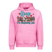 Fuchsia Pink keep talking i m diagnosing you Urban Hoodie - Zillion Design Studio