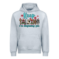 Heather Grey keep talking i m diagnosing you Urban Hoodie - Zillion Design Studio
