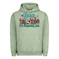 Pigment Oil Green keep talking i m diagnosing you Urban Hoodie - Zillion Design Studio