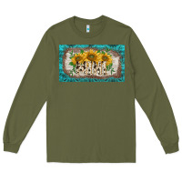 Army Green western mother's day mini  cup Long Sleeve Tee - BarkalooDesign