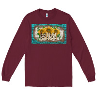 Burgundy western mother's day mini  cup Long Sleeve Tee - BarkalooDesign