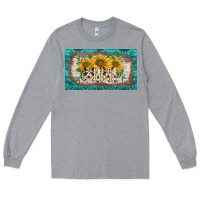 Heather Grey western mother's day mini  cup Long Sleeve Tee - BarkalooDesign