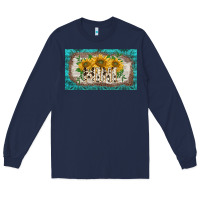 Navy western mother's day mini  cup Long Sleeve Tee - BarkalooDesign
