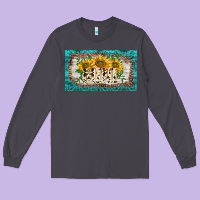 Western Mother's Day Mini  Cup Long Sleeve Tee Designed By Barkaloodesign