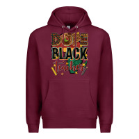 Burgundy dope black teacher Premium Hoodie - texasbilliewilder