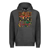 Charcoal Heather dope black teacher Premium Hoodie - texasbilliewilder