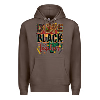 Coffee dope black teacher Premium Hoodie - texasbilliewilder