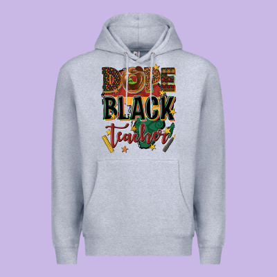 Dope Black Teacher Premium Hoodie Designed By Texasbilliewilder