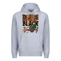 Heather Grey dope black teacher Premium Hoodie - texasbilliewilder