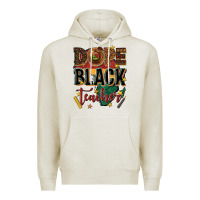 Oatmeal Heather dope black teacher Premium Hoodie - texasbilliewilder