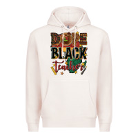 Pale Pink dope black teacher Premium Hoodie - texasbilliewilder