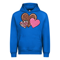 Cobalt valentine's day hearts Urban Hoodie - RanaPortraitStore