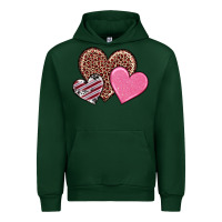 Foreset Green valentine's day hearts Urban Hoodie - RanaPortraitStore