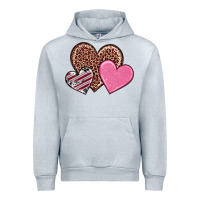 Heather Grey valentine's day hearts Urban Hoodie - RanaPortraitStore