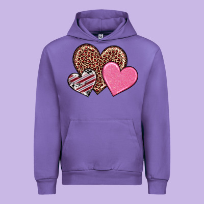 Urban Hoodie valentine's day hearts