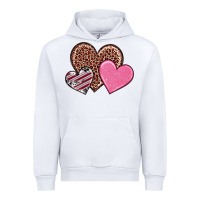 White valentine's day hearts Urban Hoodie - RanaPortraitStore
